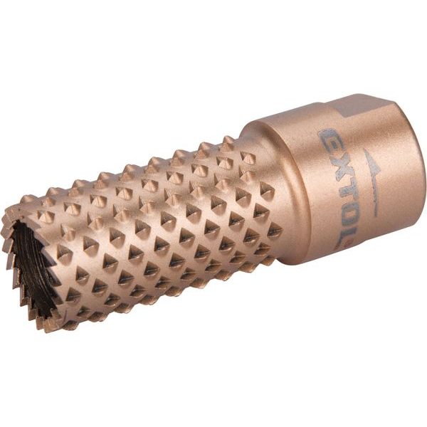 EXTOL PREMIUM RAŠPLE ROTAČNÍ-VÁLCOVÁ S ČELNÍMI ZUBY, O20MM, ZÁVIT M14, 8803693 - RAŠPLOVÉ KOTOUČE NA DŘEVO{% if zbozi.kategorie.adresa_nazvy[0] != zbozi.kategorie.nazev %} - PŘÍSLUŠENSTVÍ{% endif %}