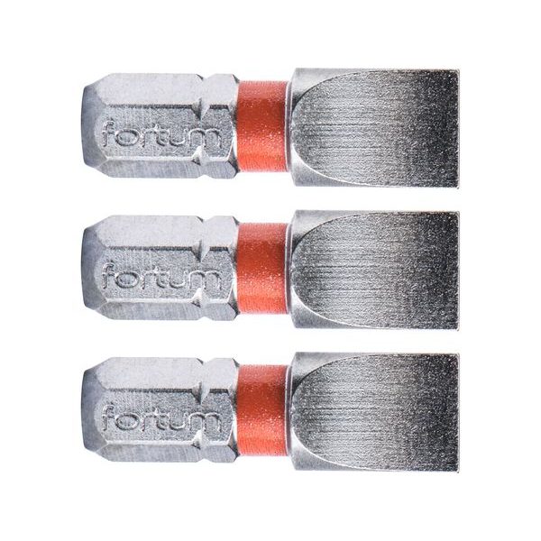 FORTUM HROT PLOCHÝ SADA 3KS, 8X25MM, S2, 4741108 - STANDARDNÍ BITY PŘÍMÉ{% if zbozi.kategorie.adresa_nazvy[0] != zbozi.kategorie.nazev %} - PŘÍSLUŠENSTVÍ{% endif %}