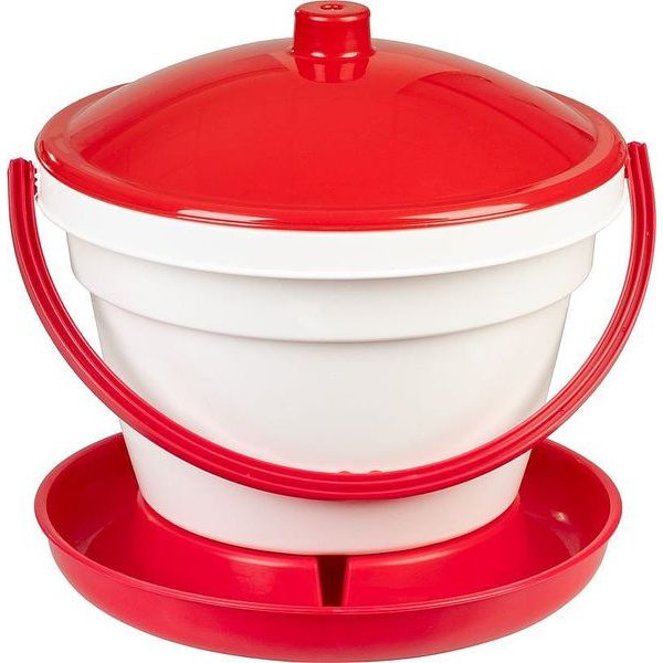 NAPÁJEČKA PLASTOVÁ RAPID CLEAN CHICKENS 360X360MM, 12L - PRO CHOVATELE{% if zbozi.kategorie.adresa_nazvy[0] != zbozi.kategorie.nazev %} - KRMIVA{% endif %}