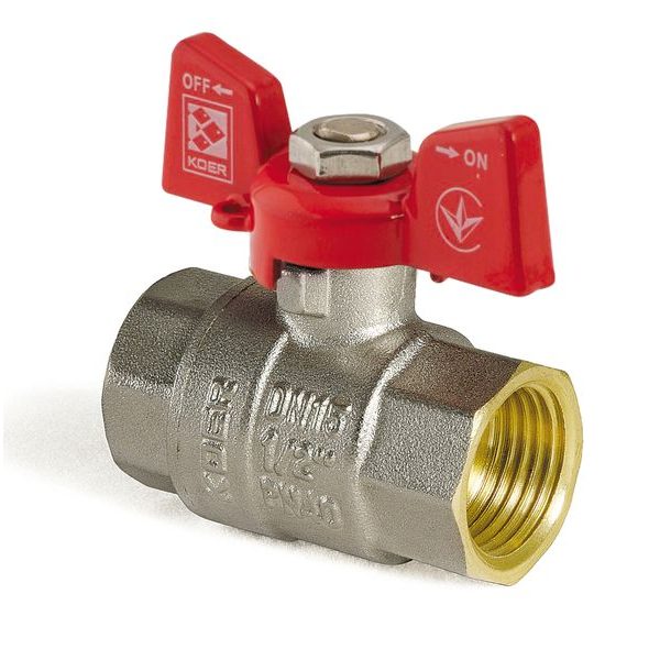KULOVÝ KOHOUT MOTÝL ČERVENÝ, KR.217 1/2"FF | KR.217 1/2"FF PROCRAFT - PŘÍSLUŠENSTVÍ (KOHOUTY, ŠROUBENÍ,...){% if zbozi.kategorie.adresa_nazvy[0] != zbozi.kategorie.nazev %} - SANITA{% endif %}