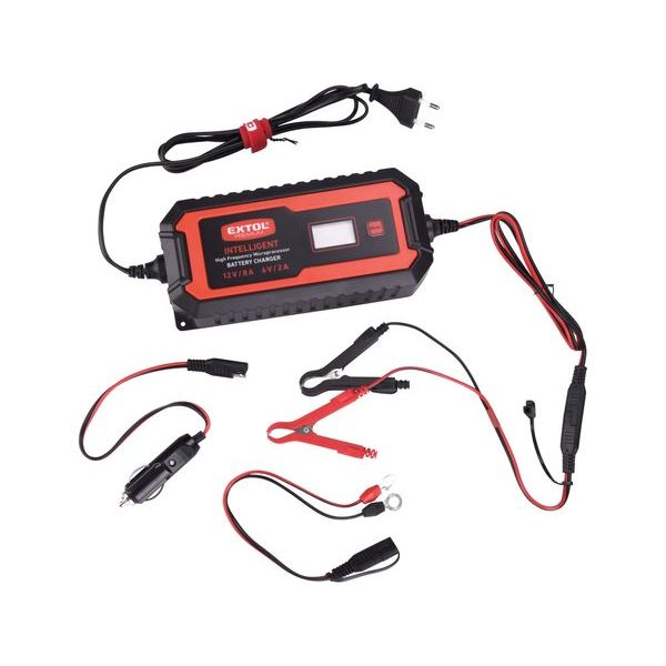 EXTOL PREMIUM AUTONABÍJEČKA 9STUPŇOVÁ, ŘÍZENÁ MIKROPROCESOREM, 12V/6V, 8A, 8897303 - AUTO-POTŘEBY{% if zbozi.kategorie.adresa_nazvy[0] != zbozi.kategorie.nazev %} - DÍLNA A GARÁŽ{% endif %}