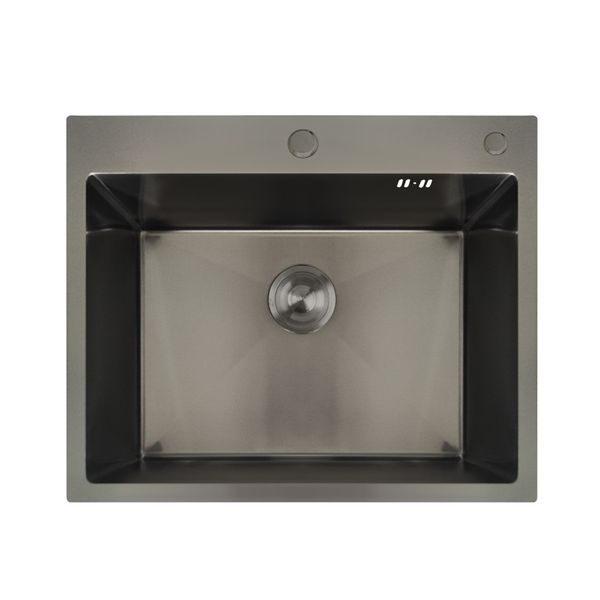 NEREZOVÝ DŘEZ MIXXUS MH6050 GRAPHITE SE SIFONEM, GRAFITOVÝ | MH6050 GRAPHITE MIXXUS - DŘEZY{% if zbozi.kategorie.adresa_nazvy[0] != zbozi.kategorie.nazev %} - SANITA{% endif %}