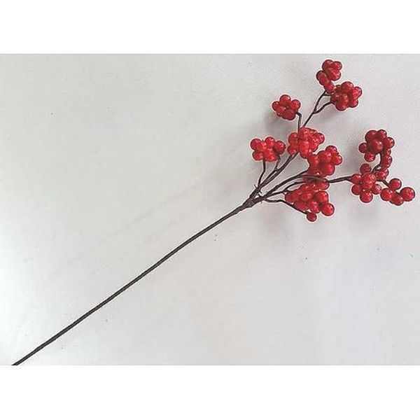 VĚTVIČKA BERRIES.RED, ČERVENÁ, 33CM, BAL. 6KS - VÁNOČNÍ DEKORACE{% if zbozi.kategorie.adresa_nazvy[0] != zbozi.kategorie.nazev %} - DŮM A DOMÁCNOST, ELEKTRO..{% endif %}