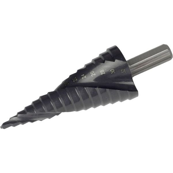EXTOL INDUSTRIAL VRTÁK STUPŇOVITÝ S LAMAČEM TŘÍSEK, O 4-32MM/PO 2MM, HSS-CO, 8701194 - STUPŇOVITÉ VRTÁKY{% if zbozi.kategorie.adresa_nazvy[0] != zbozi.kategorie.nazev %} - PŘÍSLUŠENSTVÍ{% endif %}