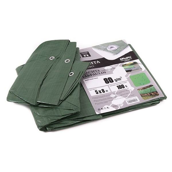 PLACHTA 80G ZELENÁ 5X8M - PLACHTY STANDARD{% if zbozi.kategorie.adresa_nazvy[0] != zbozi.kategorie.nazev %} - DÍLNA A GARÁŽ{% endif %}