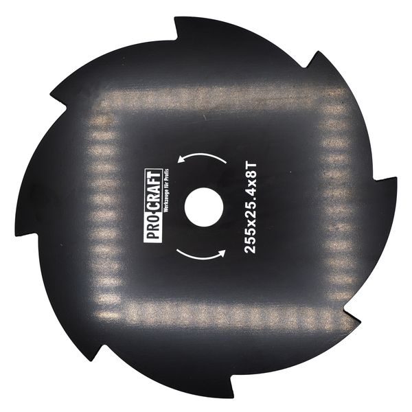 NŮŽ KŘOVINOŘEZU (KOTOUČ) (D255*25.4) 8T PROCRAFT | H-8T PROCRAFT - ŽACÍ LISTY - NOŽE{% if zbozi.kategorie.adresa_nazvy[0] != zbozi.kategorie.nazev %} - ZAHRADA{% endif %}