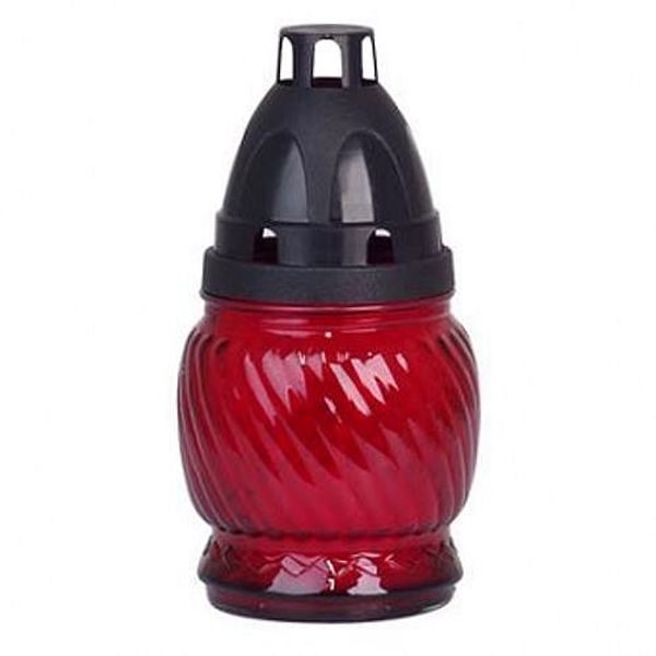 KAHAN GRAVE, ČERVENÉ SKLO, 13CM, 25G, 6-8H - SVÍČKY, SVÍCNY A JINÉ{% if zbozi.kategorie.adresa_nazvy[0] != zbozi.kategorie.nazev %} - DŮM A DOMÁCNOST, ELEKTRO..{% endif %}