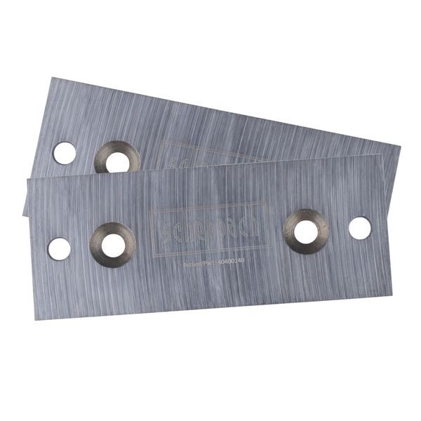 SCHEPPACH OBOUSTRANNÉ NOŽE 100 X 40 X 4 MM ( 2 KUSY ) PRO BIOSTAR 3000 - PRO DRTIČE SCHEPPACH{% if zbozi.kategorie.adresa_nazvy[0] != zbozi.kategorie.nazev %} - NÁHRADNÍ DÍLY{% endif %}