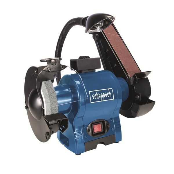 SCHEPPACH BGS 700 KOMBINOVANÁ KOTOUČOVÁ A PÁSOVÁ BRUSKA - DVOUKOTOUČOVÉ BRUSKY{% if zbozi.kategorie.adresa_nazvy[0] != zbozi.kategorie.nazev %} - ELEKTRICKÉ NÁŘADÍ{% endif %}