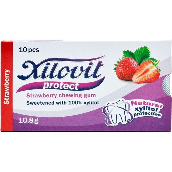 NATURE7 ŽVÝKAČKY XILOVIT PROTECT STRAWBERRY 10,8G, 1BLISTR=10 ŽVÝKAČEK, 563602 - ZDRAVÉ POTRAVINY{% if zbozi.kategorie.adresa_nazvy[0] != zbozi.kategorie.nazev %} - DŮM A DOMÁCNOST, ELEKTRO..{% endif %}