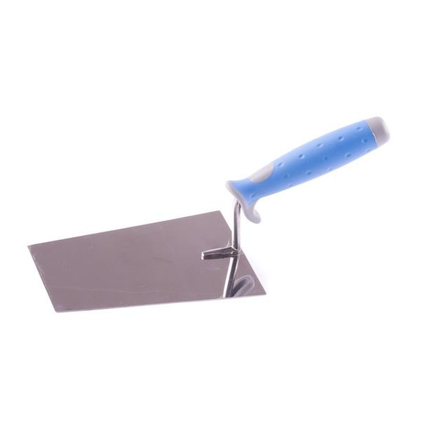 LŽÍCE ZEDNICKÁ NEREZ, GUMOVÁ RUKOJEŤ, 18X10CM - PRO ZEDNÍKY{% if zbozi.kategorie.adresa_nazvy[0] != zbozi.kategorie.nazev %} - RUČNÍ NÁŘADÍ{% endif %}