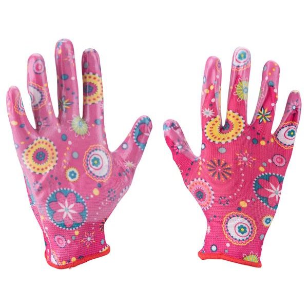 EXTOL LADY RUKAVICE ZAHRADNÍ POLYESTEROVÉ, POLOMÁČENÉ V NITRILU, VELIKOST 7", 8856669 - PRACOVNÍ RUKAVICE{% if zbozi.kategorie.adresa_nazvy[0] != zbozi.kategorie.nazev %} - PŘÍSLUŠENSTVÍ{% endif %}