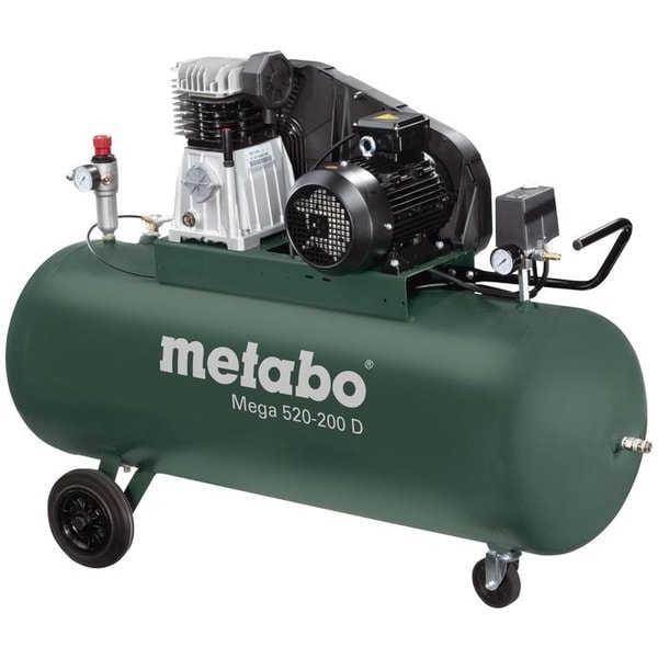 METABO MEGA 520-200 D - OLEJOVÉ KOMPRESORY{% if zbozi.kategorie.adresa_nazvy[0] != zbozi.kategorie.nazev %} - PNEU NÁŘADÍ{% endif %}