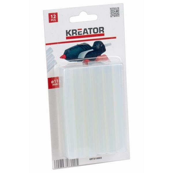 KREATOR KRT310003 TAVNÉ TYČINKY 11MM 12KS - CÍN, PÁJECÍ HROTY, TAVNÉ TYČINKY{% if zbozi.kategorie.adresa_nazvy[0] != zbozi.kategorie.nazev %} - PŘÍSLUŠENSTVÍ{% endif %}