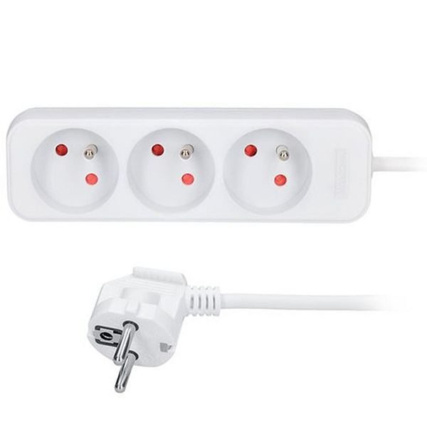 PRODLUŽOVACÍ PŘÍVOD VNITŘNÍ 3Z, 1,5M, BÍLÝ - PRODLUŽOVACÍ KABELY{% if zbozi.kategorie.adresa_nazvy[0] != zbozi.kategorie.nazev %} - PŘÍSLUŠENSTVÍ{% endif %}