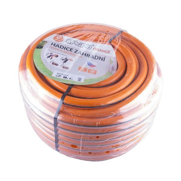 HADICE ZAHRADNÍ MASIPRO ORANŽOVÁ, 1" 50M - HADICE 1"{% if zbozi.kategorie.adresa_nazvy[0] != zbozi.kategorie.nazev %} - ZAHRADA{% endif %}