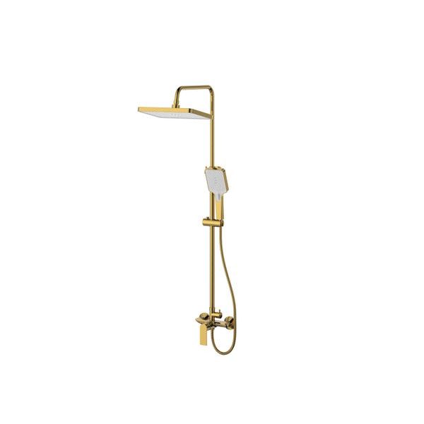 SPRCHOVÝ SLOUP S BATERIÍ MIXXUS PREMIUM ALEX 003J BRUSHED GOLD | ALEX 003J BRUSHED GOLD PROCRAFT - SPRCHOVÉ BATERIE{% if zbozi.kategorie.adresa_nazvy[0] != zbozi.kategorie.nazev %} - SANITA{% endif %}