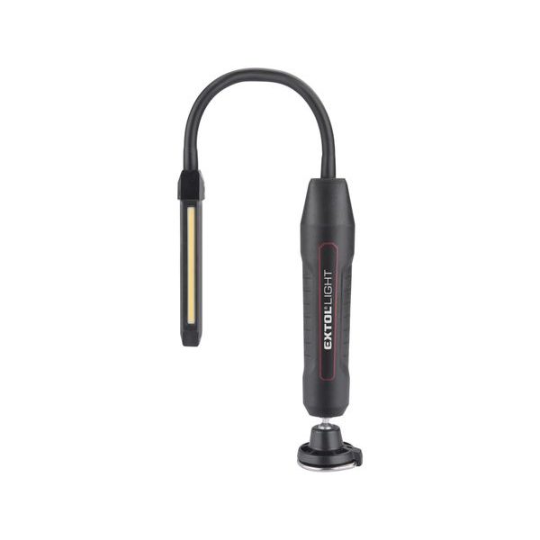EXTOL LIGHT SVĚTLO PRACOVNÍ, OHEBNÉ, 500LM, USB NABÍJENÍ, 500LM COB + 140LM LED, 43146 - AKU SVÍTILNY (LAMPY){% if zbozi.kategorie.adresa_nazvy[0] != zbozi.kategorie.nazev %} - AKU NÁŘADÍ{% endif %}