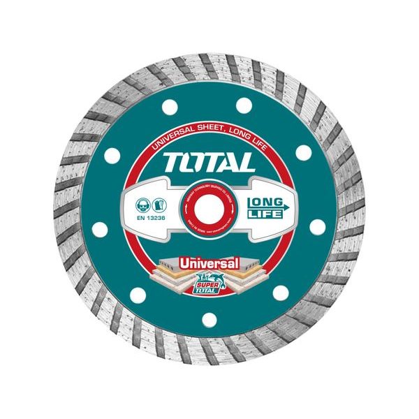 TOTAL KOTOUČ DIAMANTOVÝ ŘEZNÝ, TURBO, SUCHÉ I MOKRÉ ŘEZÁNÍ, TAC2131253 - DIA KOTOUČ 125 MM{% if zbozi.kategorie.adresa_nazvy[0] != zbozi.kategorie.nazev %} - PŘÍSLUŠENSTVÍ{% endif %}