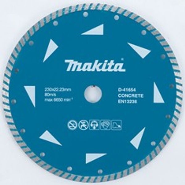 MAKITA D-41654-10 - TURBO DIAMANTOVÝ KOTOUČ 230X22,23MM =NEWD-41654 - DIAMANTOVÉ KOTOUČE - SEGMENTOVÉ{% if zbozi.kategorie.adresa_nazvy[0] != zbozi.kategorie.nazev %} - PŘÍSLUŠENSTVÍ{% endif %}