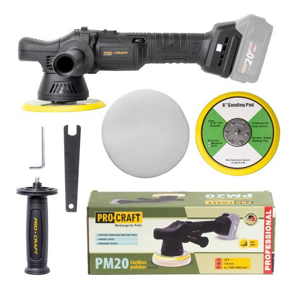 AKU LEŠTIČKA PROCRAFT PM20BB (BEZ BATERIE A NABÍJEČKY) | PM20BB PROCRAFT - AKU LEŠTIČKY{% if zbozi.kategorie.adresa_nazvy[0] != zbozi.kategorie.nazev %} - AKU NÁŘADÍ{% endif %}