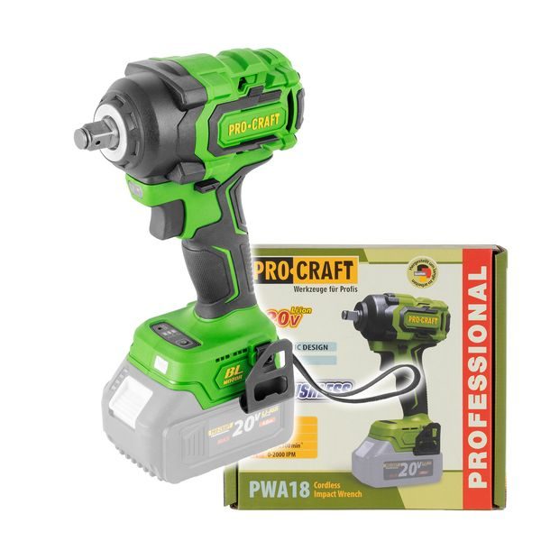 AKU RÁZOVÝ UTAHOVÁK PROCRAFT PWA18 (BEZ BATERIE A NABÍJEČKY) | PWA18BB PROCRAFT - UTAHOVÁK BEZ AKU 18V{% if zbozi.kategorie.adresa_nazvy[0] != zbozi.kategorie.nazev %} - AKU NÁŘADÍ{% endif %}