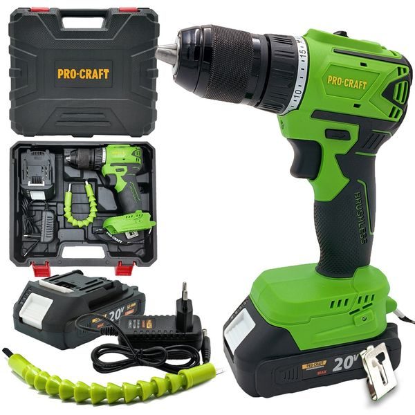 AKU ŠROUBOVÁK PROCRAFT PA18LIN | PA18LIN PROCRAFT - AKU ŠROUBOVÁK 18V - 20V{% if zbozi.kategorie.adresa_nazvy[0] != zbozi.kategorie.nazev %} - AKU NÁŘADÍ{% endif %}