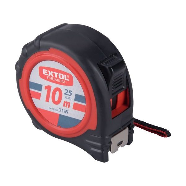 EXTOL PREMIUM METR SVINOVACÍ, 10M, Š. PÁSKU 25MM, 3159 - SVINOVACÍ METRY{% if zbozi.kategorie.adresa_nazvy[0] != zbozi.kategorie.nazev %} - MĚŘÍCÍ TECHNIKA{% endif %}