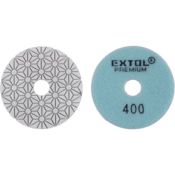 EXTOL PREMIUM KOTOUČ DIAMANTOVÝ LEŠTÍCÍ NA OBKLADY, O100MM, P400, SUCHÝ ZIP, 8803096 - DIAMANTOVÉ LEŠTÍCÍ KOTOUČE{% if zbozi.kategorie.adresa_nazvy[0] != zbozi.kategorie.nazev %} - PŘÍSLUŠENSTVÍ{% endif %}