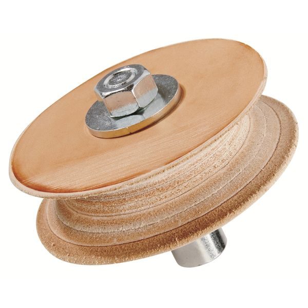 SCHEPPACH KOŽENÝ HONOVACÍ KOTOUČ 100 MM PRO SYSTÉMY TIGER - PŘÍSLUŠENSTVÍ PRO TIGER{% if zbozi.kategorie.adresa_nazvy[0] != zbozi.kategorie.nazev %} - NÁHRADNÍ DÍLY{% endif %}