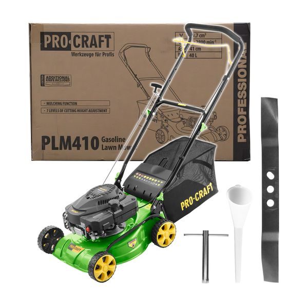 BENZÍNOVÁ SEKAČKA PROCRAFT PLM410 | PLM410 PROCRAFT - AKUMULÁTOROVÉ SEKAČKY{% if zbozi.kategorie.adresa_nazvy[0] != zbozi.kategorie.nazev %} - ZAHRADA{% endif %}