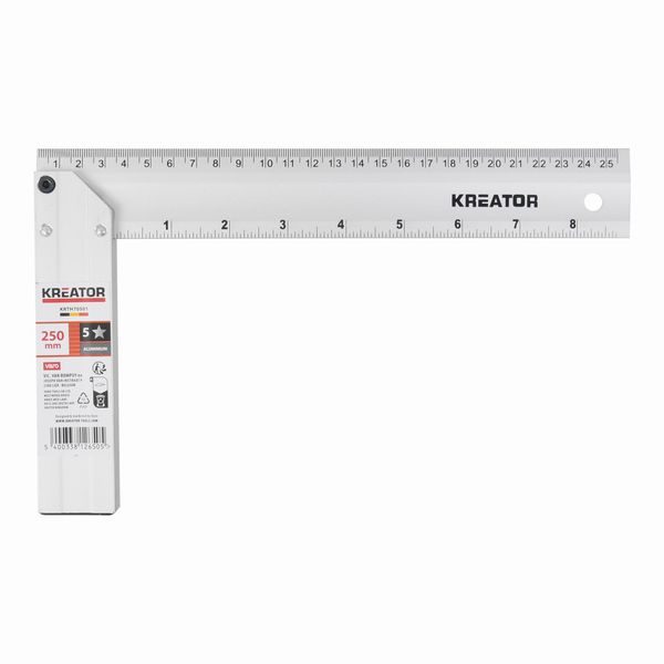 KREATOR KRTH70501 ÚHELNÍK 250MM ALU - HIGH QUALITY - ÚHLOMĚRY{% if zbozi.kategorie.adresa_nazvy[0] != zbozi.kategorie.nazev %} - MĚŘÍCÍ TECHNIKA{% endif %}