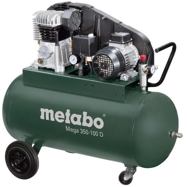 METABO MEGA 350-100 D - OLEJOVÉ KOMPRESORY{% if zbozi.kategorie.adresa_nazvy[0] != zbozi.kategorie.nazev %} - PNEU NÁŘADÍ{% endif %}