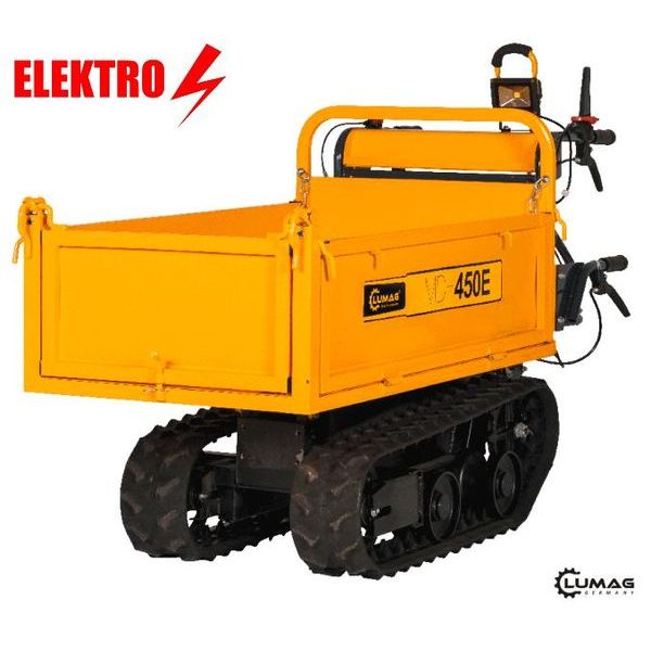 MINIDUMPER LUMAG MD 450E - MOTOROVÉ A AKU VOZÍKY, KOLEČKA, MINIDUMPER{% if zbozi.kategorie.adresa_nazvy[0] != zbozi.kategorie.nazev %} - STAVEBNÍ TECHNIKA{% endif %}