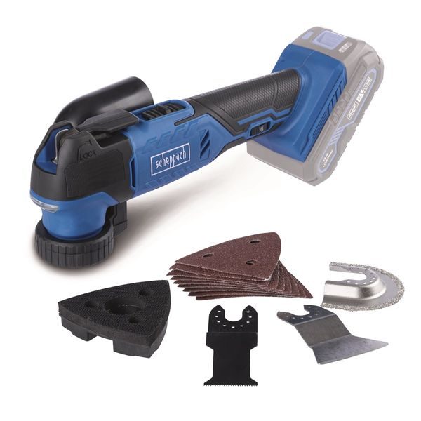 SCHEPPACH C-MT40-X 20 V IXES AKU MULTIFUNKČNÍ NÁSTROJ (BEZ BATERIE A NABÍJEČKY) - AKU MULTIFUNKČNÍ BRUSKY (MULTITOOL){% if zbozi.kategorie.adresa_nazvy[0] != zbozi.kategorie.nazev %} - AKU NÁŘADÍ{% endif %}