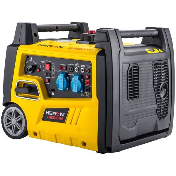 HERON ELEKTROCENTRÁLA DIGITÁLNÍ INVERTOROVÁ 5,4HP/3,2KW S DÁLKOVÝM OVLÁDÁNÍM, ELEKTRICKÝ START, 8896222 - JEDNOFÁZOVÉ CENTRÁLY{% if zbozi.kategorie.adresa_nazvy[0] != zbozi.kategorie.nazev %} - ELEKTROCENTRÁLY{% endif %}