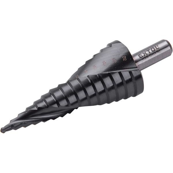 EXTOL INDUSTRIAL VRTÁK STUPŇOVITÝ S LAMAČEM TŘÍSEK, O 4-32MM/PO 2MM, HSS-CO, 8701194 - STUPŇOVITÉ VRTÁKY{% if zbozi.kategorie.adresa_nazvy[0] != zbozi.kategorie.nazev %} - PŘÍSLUŠENSTVÍ{% endif %}