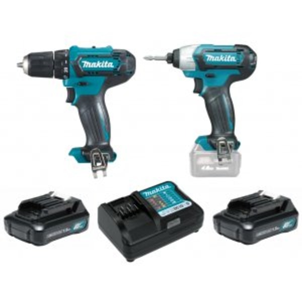 MAKITA CLX224X - AKU SADA DF333DZ+TD110DZ+2XAKU+KUFR LI-ION CXT 12V - RÁZOVÝ UTAHOVÁK 12V{% if zbozi.kategorie.adresa_nazvy[0] != zbozi.kategorie.nazev %} - AKU NÁŘADÍ{% endif %}