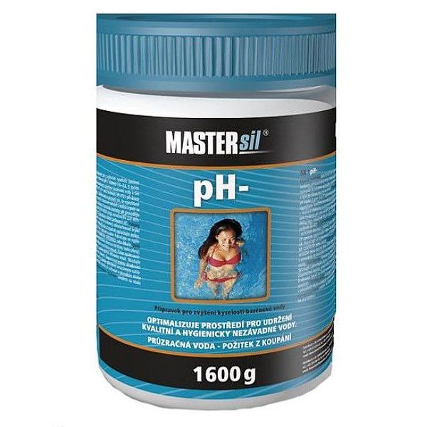 PŘÍPRAVEK PH- MASTERSIL DÓZA 1,6KG - BAZÉNOVÉ PŘÍSLUŠENSTVÍ A CHEMIE{% if zbozi.kategorie.adresa_nazvy[0] != zbozi.kategorie.nazev %} - ZAHRADA{% endif %}