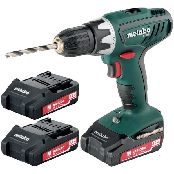 METABO BS 18LI 3X2,0AH - AKU VRTAČKA - AKU ŠROUBOVÁK 18V - 20V{% if zbozi.kategorie.adresa_nazvy[0] != zbozi.kategorie.nazev %} - AKU NÁŘADÍ{% endif %}