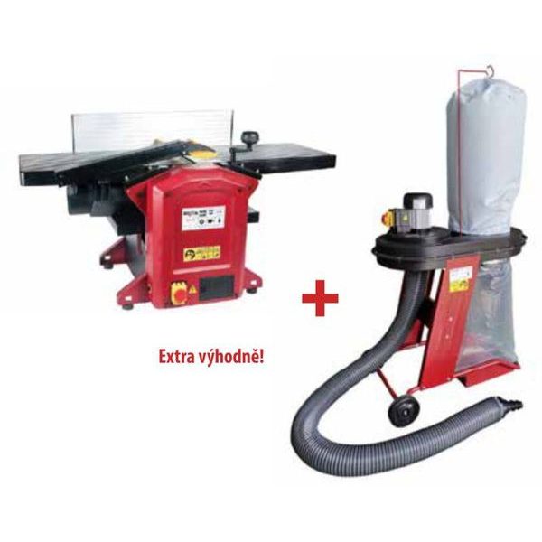 SET HOBLOVKA S PROTAHEM RHP-305 A ODSAVAČ PRACHU ROP-750 - HOBLOVKY-SROVNÁVAČKY{% if zbozi.kategorie.adresa_nazvy[0] != zbozi.kategorie.nazev %} - DŘEVOOBRÁBĚCÍ STROJE{% endif %}