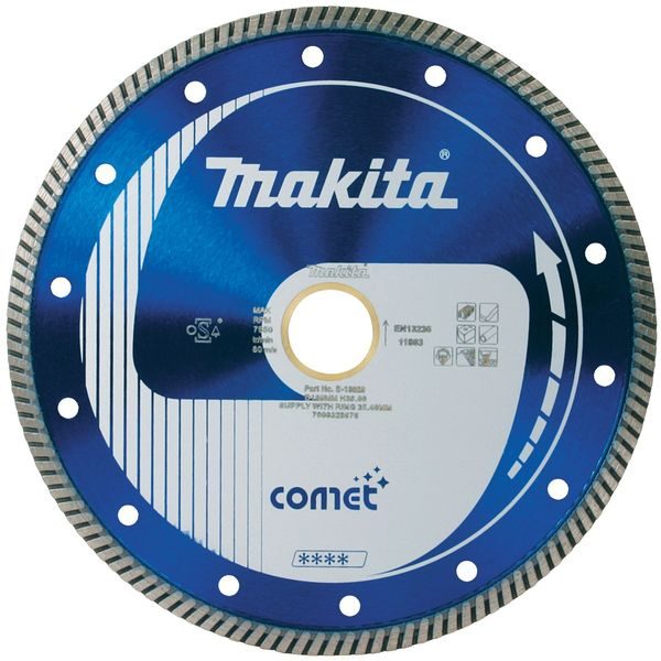 MAKITA B-12980 - KOTOUČ ŘEZNÝ DIAMANTOVÝ COMET TURBO 115X22.23MM - DIAMATOVÉ KOTOUČE - ŘEZNÉ{% if zbozi.kategorie.adresa_nazvy[0] != zbozi.kategorie.nazev %} - PŘÍSLUŠENSTVÍ{% endif %}