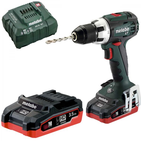 METABO BS 18 LT 2X3,5AH - AKU VRTAČKA - AKU ŠROUBOVÁK 18V - 20V{% if zbozi.kategorie.adresa_nazvy[0] != zbozi.kategorie.nazev %} - AKU NÁŘADÍ{% endif %}