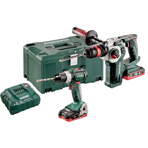 METABO AKUMULÁTOROVÉ STROJE V SADĚ BS 18 LT BL+KHALTXBL24Q 2X3,5AH - METABO POWER PARTNER{% if zbozi.kategorie.adresa_nazvy[0] != zbozi.kategorie.nazev %} - ELEKTRICKÉ NÁŘADÍ{% endif %}