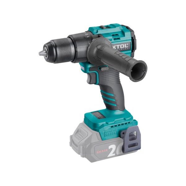 EXTOL INDUSTRIAL VRTACÍ ŠROUBOVÁK AKU S PŘÍKLEPEM SHARE20V, 70NM, BRUSHLESS, BEZ BATERIE A NABÍJEČKY, 8791805 - ŠROUBOVÁK BEZ AKU 18 V{% if zbozi.kategorie.adresa_nazvy[0] != zbozi.kategorie.nazev %} - AKU NÁŘADÍ{% endif %}