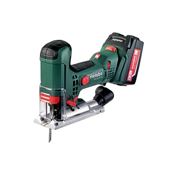 METABO STA 18 LTX 100 2X5,2AH - AKU PŘÍMOČARÉ PILY{% if zbozi.kategorie.adresa_nazvy[0] != zbozi.kategorie.nazev %} - AKU NÁŘADÍ{% endif %}