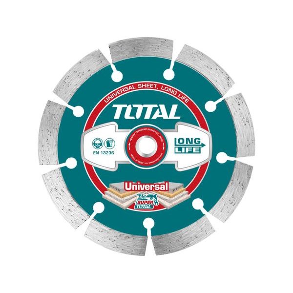 TOTAL KOTOUČ DIAMANTOVÝ ŘEZNÝ, SEGMENOVÝ, SUCHÉ I MOKRÉ ŘEZÁNÍ, TAC2112303 - DIA KOTOUČ 230 MM{% if zbozi.kategorie.adresa_nazvy[0] != zbozi.kategorie.nazev %} - PŘÍSLUŠENSTVÍ{% endif %}