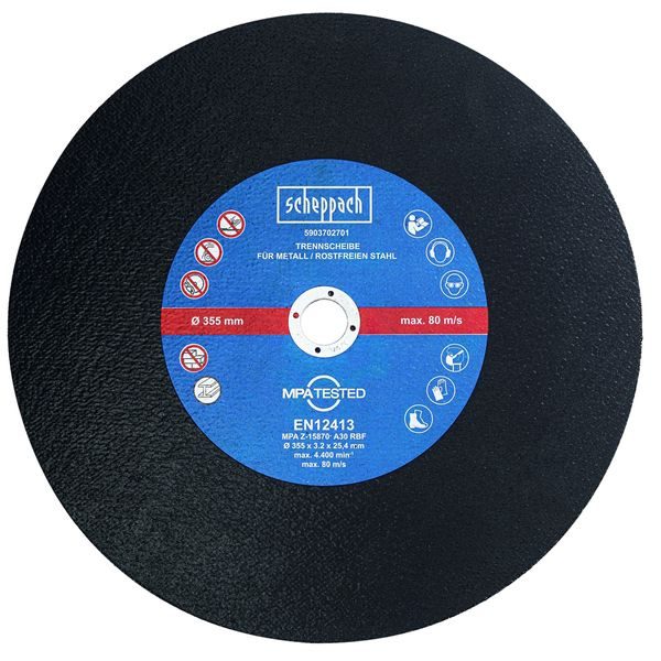 SCHEPPACH ŘEZNÝ KOTOUČ K MT 140 / 150 (PR. 355 X 25,4 / 3,2 MM) - ŘEZNÝ KOTOUČ > 300 MM{% if zbozi.kategorie.adresa_nazvy[0] != zbozi.kategorie.nazev %} - PŘÍSLUŠENSTVÍ{% endif %}