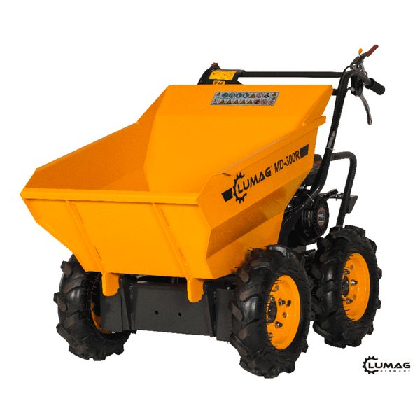 MINIDUMPER LUMAG MD 300R - MOTOROVÉ A AKU VOZÍKY, KOLEČKA, MINIDUMPER{% if zbozi.kategorie.adresa_nazvy[0] != zbozi.kategorie.nazev %} - STAVEBNÍ TECHNIKA{% endif %}