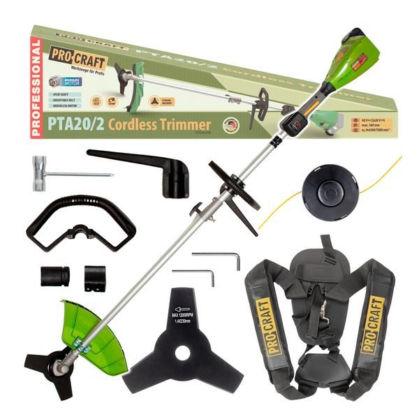 AKU KŘOVINOŘEZ PROCRAFT PTA20/2 BEZ AKUMULÁTORU A NABÍJEČKY | PTA20/2 PROCRAFT - AKU KŘOVINOŘEZY{% if zbozi.kategorie.adresa_nazvy[0] != zbozi.kategorie.nazev %} - ZAHRADA{% endif %}